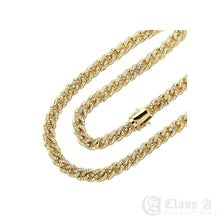 Load image into Gallery viewer, 14K GD PT Lab-Diamond Iced 6mm Miami Cuban Link Chain Hip Hop Necklace - CH3107