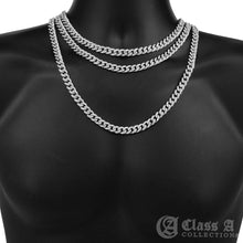 Load image into Gallery viewer, 14K GD PT Lab-Diamond Iced 8mm Miami Cuban Link Chain Hip Hop Necklace - CH3108