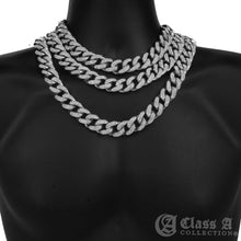 Load image into Gallery viewer, 14K GD PT Lab-Diamond Iced 18mm Miami Cuban Link Chain Hip Hop Necklace - CH3111