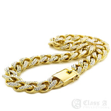 Load image into Gallery viewer, 14K GD PT Lab-Diamond Iced 18mm Miami Cuban Link Chain Hip Hop Necklace - CH3111