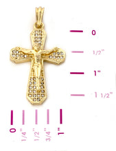 Load image into Gallery viewer, Iced Grill Crucifix Pendant With Rope Chain Necklace - KC7053